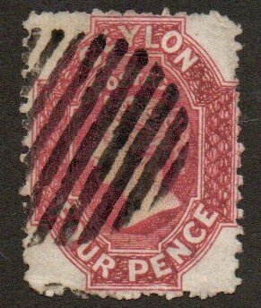 Ceylon 50b Used