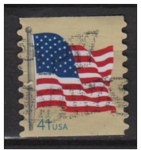 USA 2007 - Scott 4186 used - 41c, Flag, Perf 8.1/2 