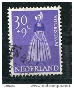 Netherlands 1958 Mi 716 Used  Costumes CV 9 euro