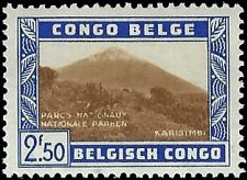 BELGIAN CONGO   # B26e MH SINGLE FROM SOUVENIR SHEET  (1)