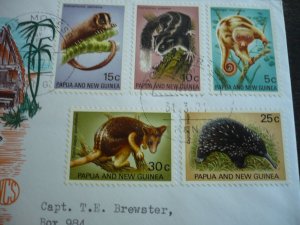 Postal History - Papua New Guinea - Scott# 323-327 - First Day Cover