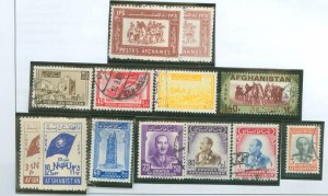 Afghanistan #435-436/445-453/482 Used Single (Complete Set)