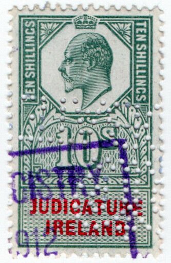 (I.B) Edward VII Revenue : Judicature Ireland 10/-