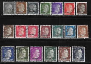 Russia N21-N40 OSTLAND Occupation set Used 2024 Scott c.v. $12