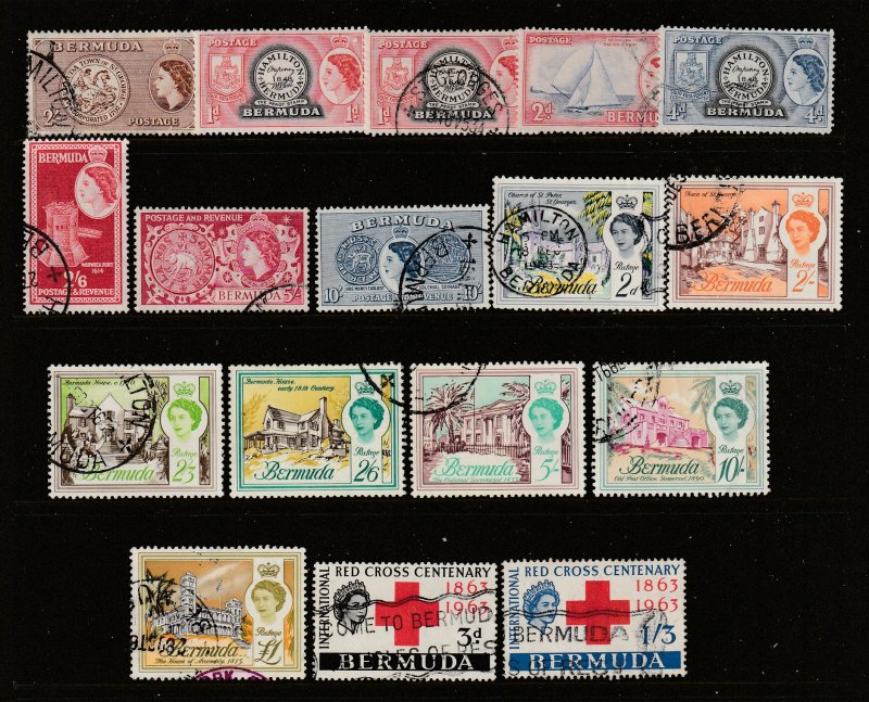 Bermuda a mainly used lot of early QE2 with high values