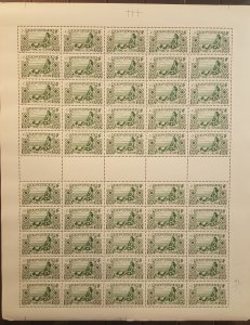 French Polynesia #94* NH Full sheet of 50  CV $80.00+