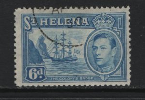 ST. HELENA, 123, USED, 1938-40, CORONATION ISSUE