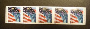 Scott 3968, 39c Lady Liberty, PNC5 #V1111, V/P Beauty