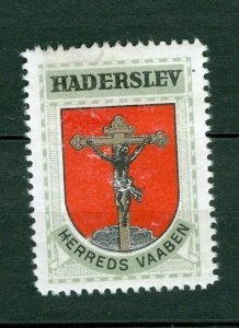 Denmark. Poster Stamp 1940/42,Mnh. District Haderslev. Coats Of Arms. Christus