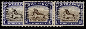 SOUTH AFRICA GVI SG O47 + O47a, 1s SHADE VARIETIES, LH MINT. Cat £175.