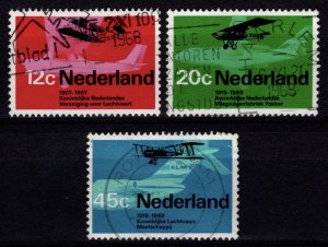 Netherlands 1968 Aviation Anniversaries, Set [Used]