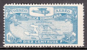 Dominican Republic - Scott #C6 - MLH - Gum bump - SCV $1.75