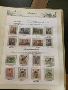 Australia Collection from 1927 to 1978 Used Cat. Value $575