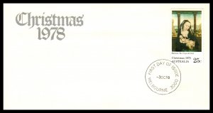 Australia 688-690 Christmas Set of Two U/A FDC