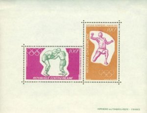 Central African Republic Olympics Lot 4 , 1 souvenir sheet