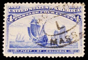 U.S. COLUMBIAN ISSUE 233  Used (ID # 100675)