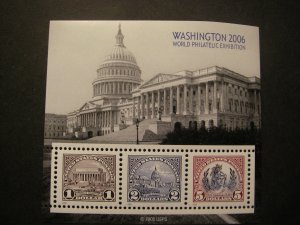 Scott 4075, Washington 2006 Souvenir Sheet, MNH Beauty