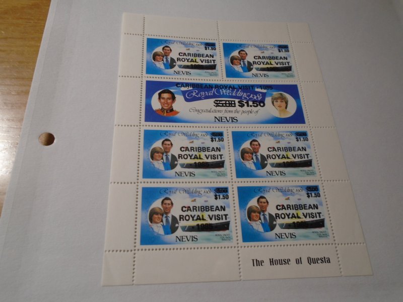 Nevis  #  453-54  MNH