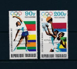 [60812] Togo 1974 Olympic games Munich with overprint Football MNH