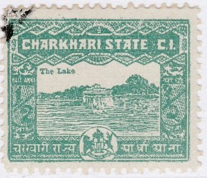 1931 INDIAN STATES CHARKHARI 1/2a Used Stamp A29P29F40328-