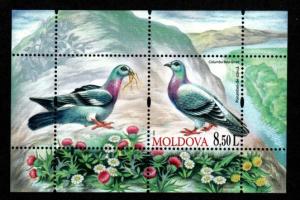 Moldova 673 Mint NH S/S Pigeons!