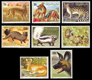 Rwanda 1981 Scott #1035-1042 Mint Never Hinged