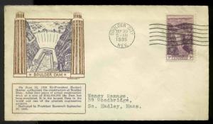 U.S. FDC #774 Planty #P1 Grandy Cachet Boulder City, NV Boulder Dam