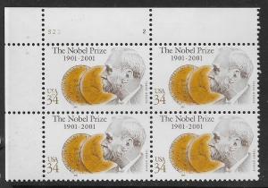 Sc 3504 PB Alfred Nobel  S22 2 MNH