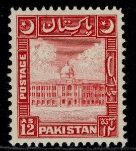 PAKISTAN GVI SG51, 12a scarlet, NH MINT. Cat £30.