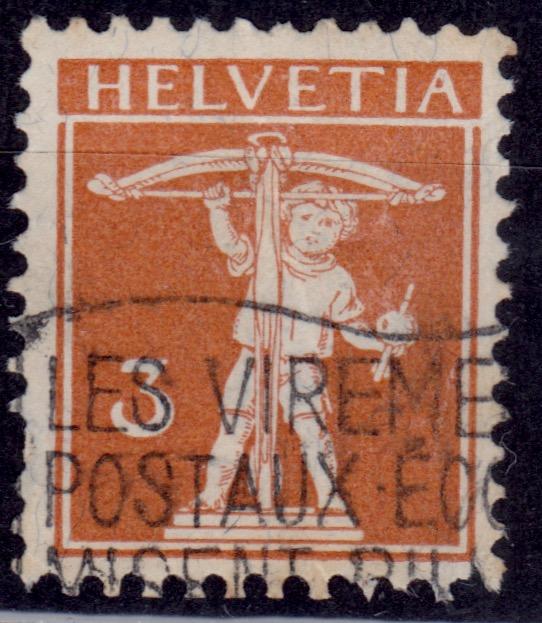 Switzerland 1917, 3c, sc#151, used