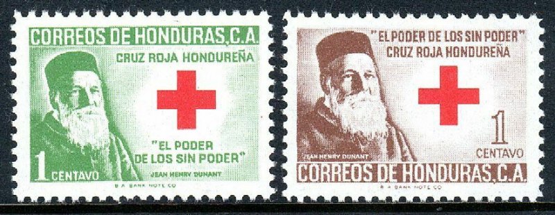 Honduras RA6-RA7, MNH. Postal Tax Stamps. Red Cross. Henri Dunant, 1964