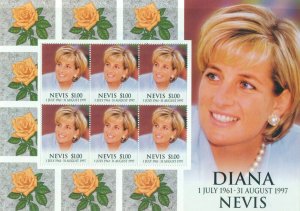 NEVIS SCOTT # 1030, PRINCESS DIANNA, MINT, OG, NH, GREAT PRICE!