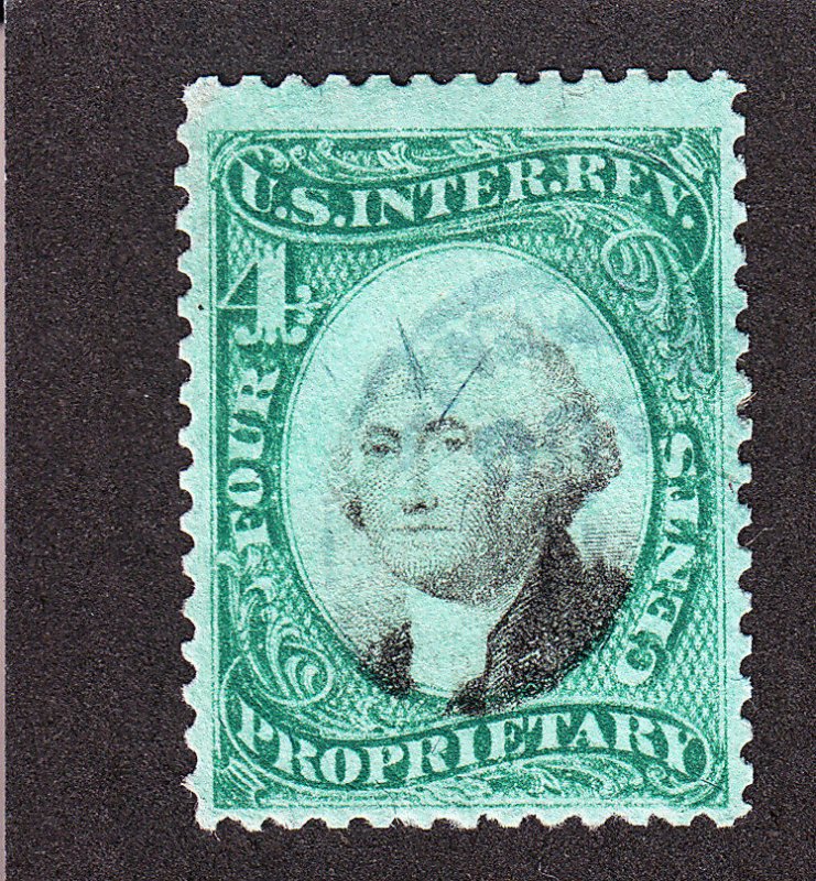 US RB4b 4c Proprietary Used VF SCV $25