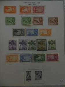 CAYMAN ISLANDS : Beautiful Very Fine Mint collection on album pages. SG Cat £532