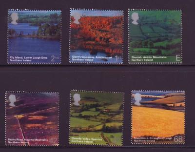 Great Britain Sc 2193-8 2004 N Ireland views stamp set mint NH