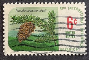 US #1376 Used F/VF 6c Botanical Congress: Pseudotsuga Menziesii 1969 [G2.8.4]