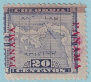 PANAMA 70  MINT HINGED OG * VARIETY - BOTH 13mm AND 15.5mm OVERPRINTS - SSQ