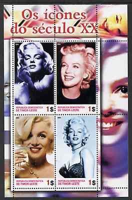 Timor 2004 Icons of the 20th Century - Marilyn Monroe #02...