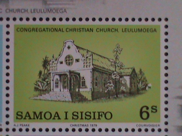 ​SAMOA STAMP-1979 SC# 520a CHRISTMAS-ANGLICAN CHURCH-APIA MNH STAMP SHEET