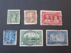 Canada 1935 Sc 211-6 set FU