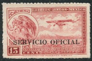 Mexico CO23, MNH. Mi D181. Air Post Official 1932. Coat of Arms, plane.