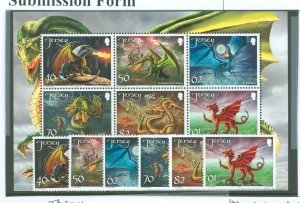 Jersey #1816-1821/1821A Mint (NH)