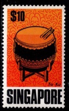 Singapore - #111 Chinese Drum - MNH