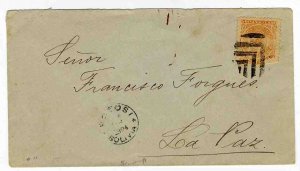 Bolivia #38, 1894 cover from Potosi to La Paz franked with 10c orange (stamp ...