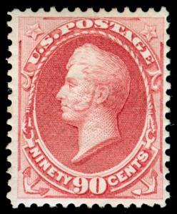 MOMEN: US STAMPS #166 MINT OG LH