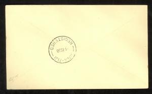 FIJI 1950 KGVI 1sh6d ARMS Scott 128A CACHET Registered FDC