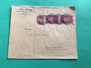 Germany 1923 multi stamp  cover A15485