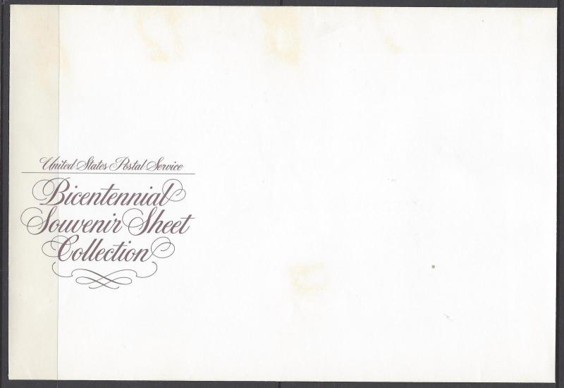 1686 89 Bicentennial Souvenir Sheets Interphil 76 Revoulutionary War 