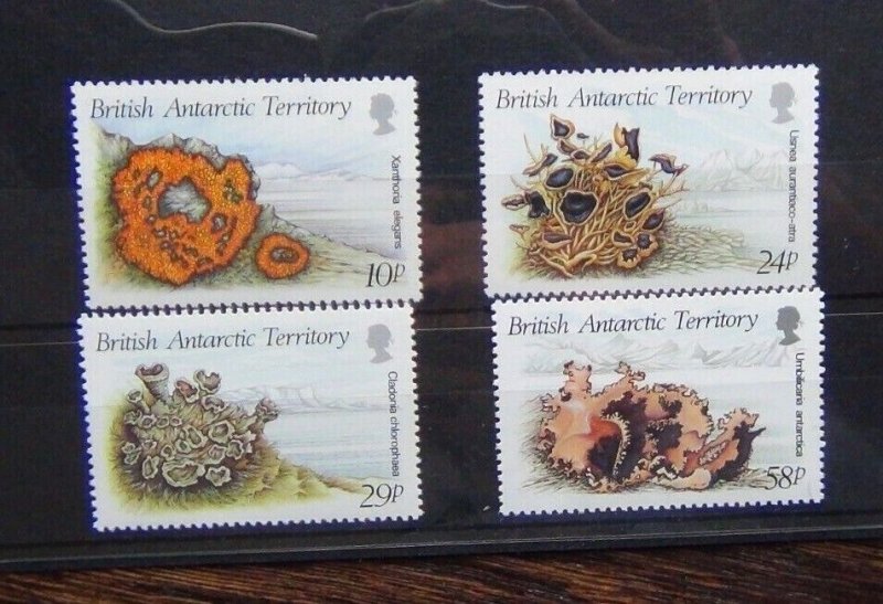 British Antarctic Territory 1989 Lichen set MNH 