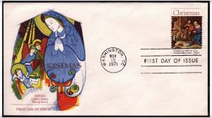 SC#1444 8¢ Christmas, Giorgure FDC (Fleetwood)